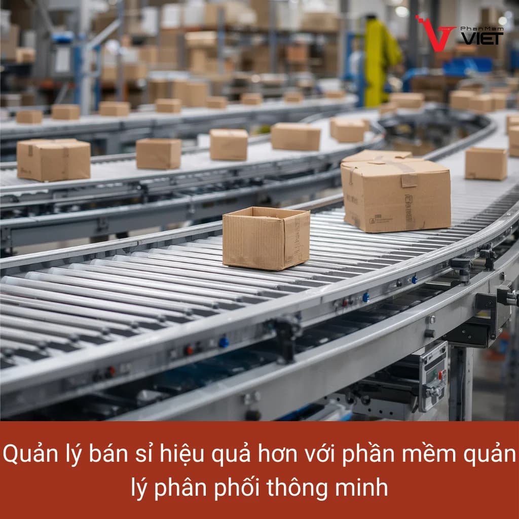 Phần mềm quản lý phân phối bán sỉ, bán buôn thông minh