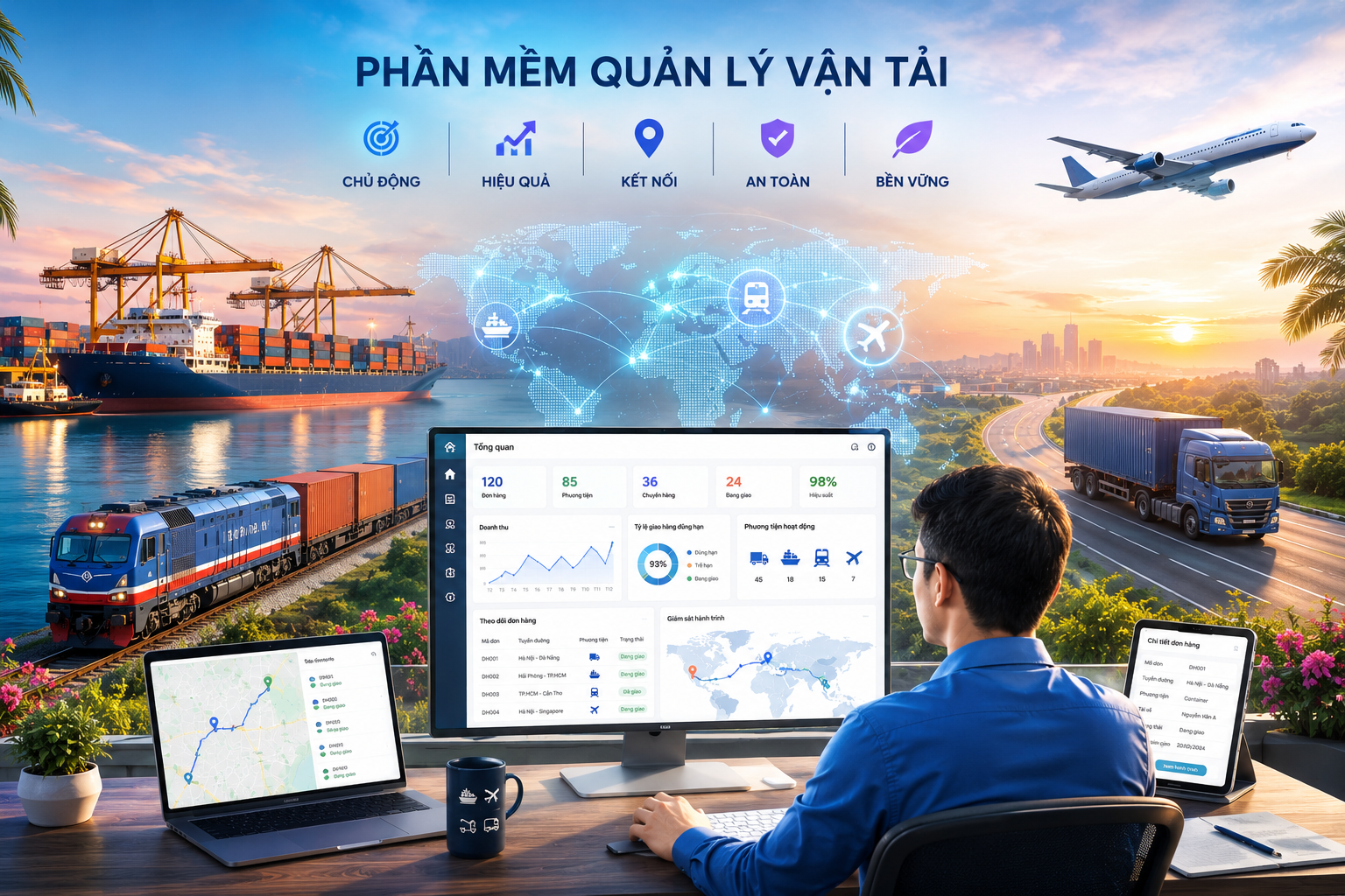 Rút ngắn thời gian giao hàng logistics