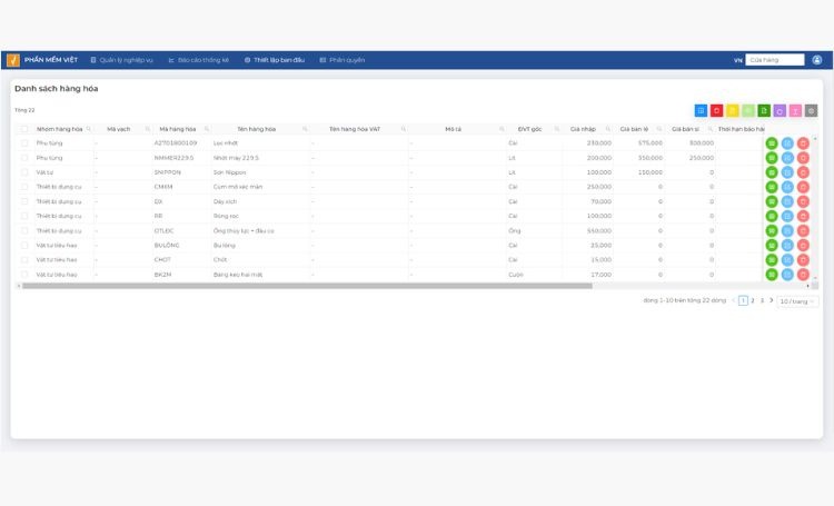 Phần mềm giúp chia việc theo tay nghề của từng kỹ thuật viên rõ ràng.