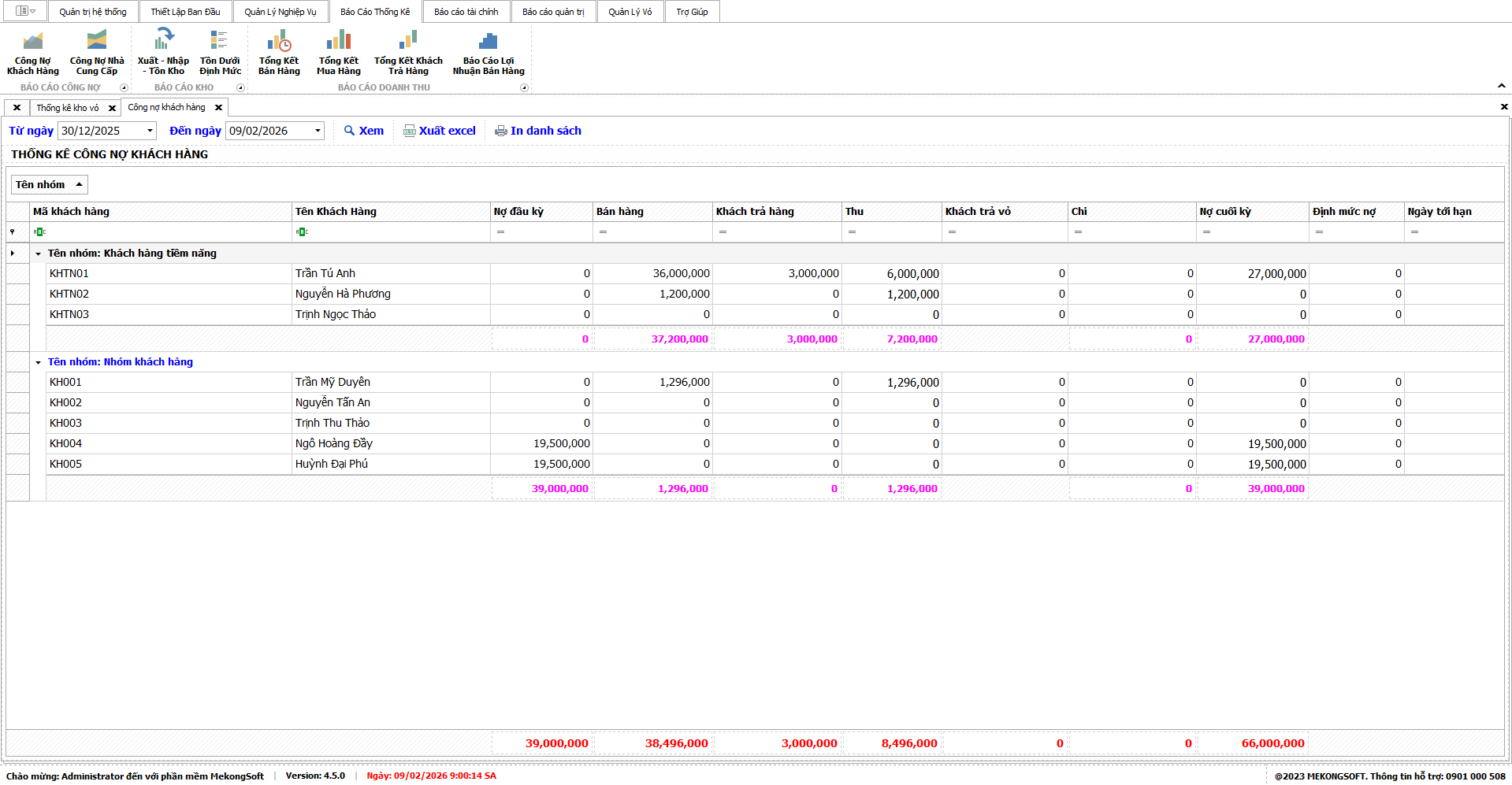 Phần mềm quản lý bán hàng đại lý phân phối bia gas