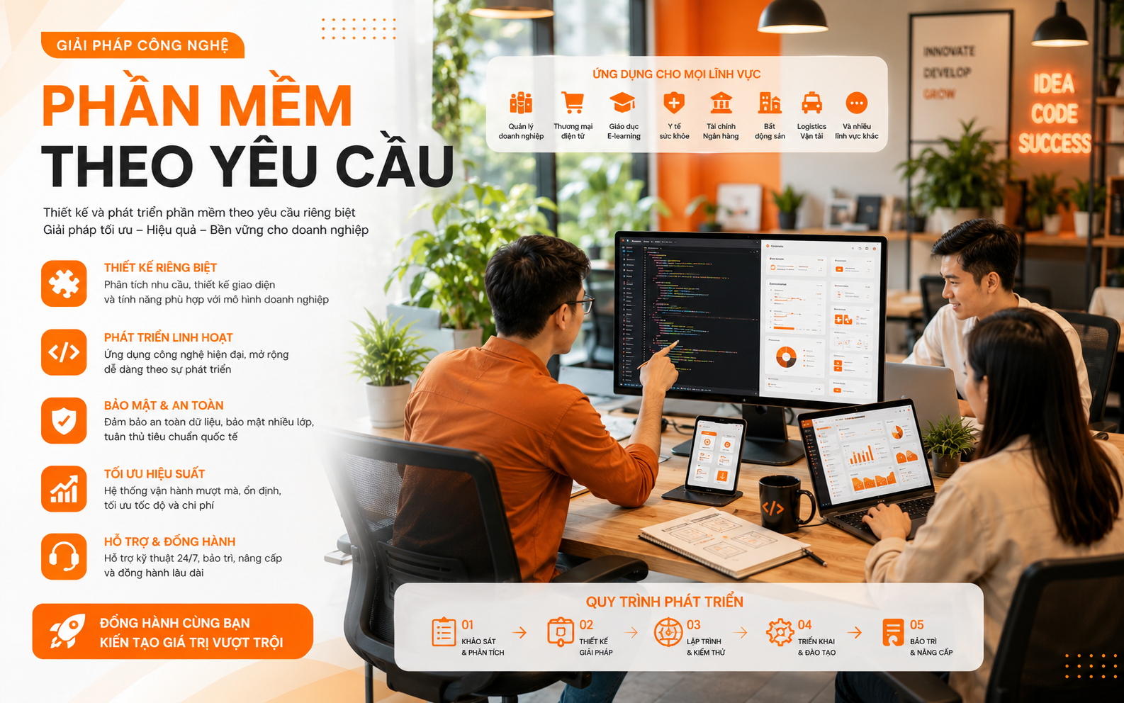 Xu hướng công nghệ low code no code trong xây dựng ứng dụng