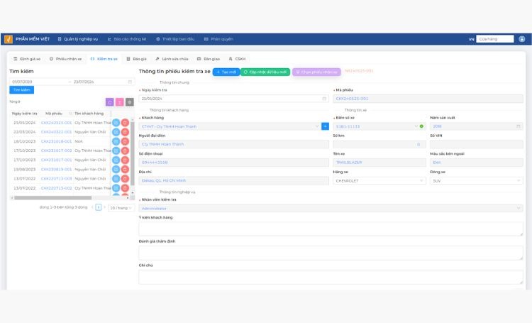Phần mềm quản lý gara ô tô miễn phí giúp các chủ gara tiếp cận công nghệ mà không tốn chi phí.