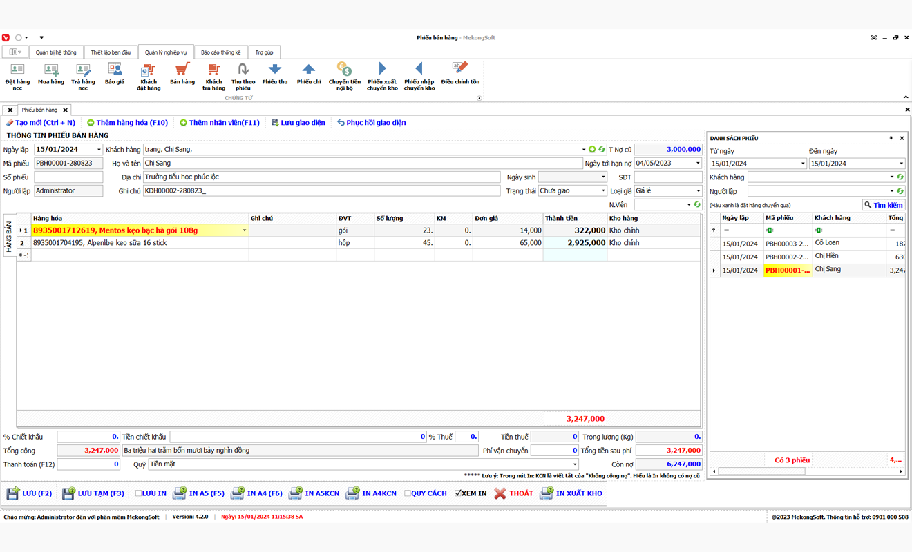 Giải pháp quản lý bán sỉ bán buôn và công nợ bằng phần mềm Phần Mềm Việt