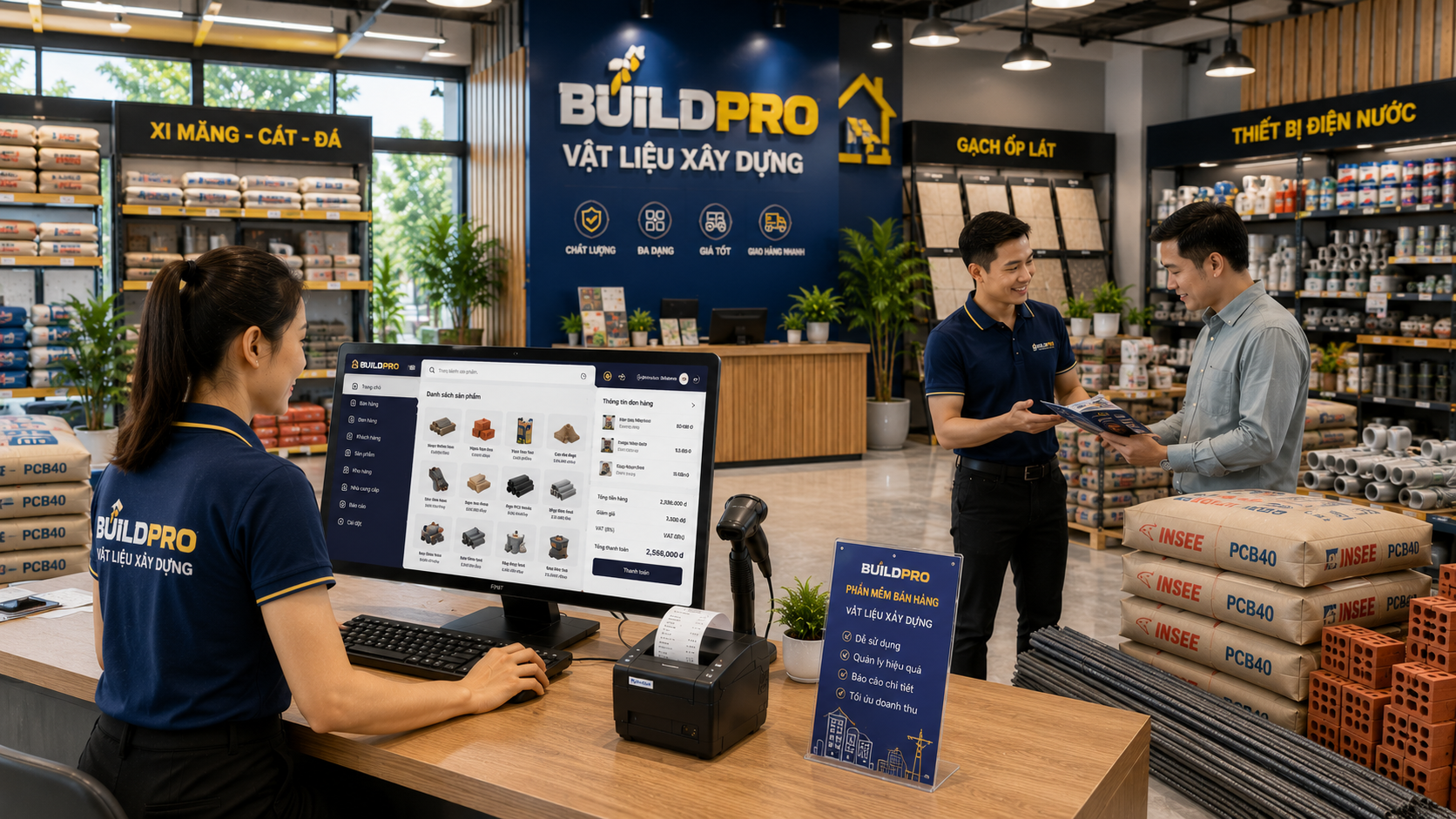 Quản lý đơn hàng vật tư cho các dự án xây dựng phức tạp