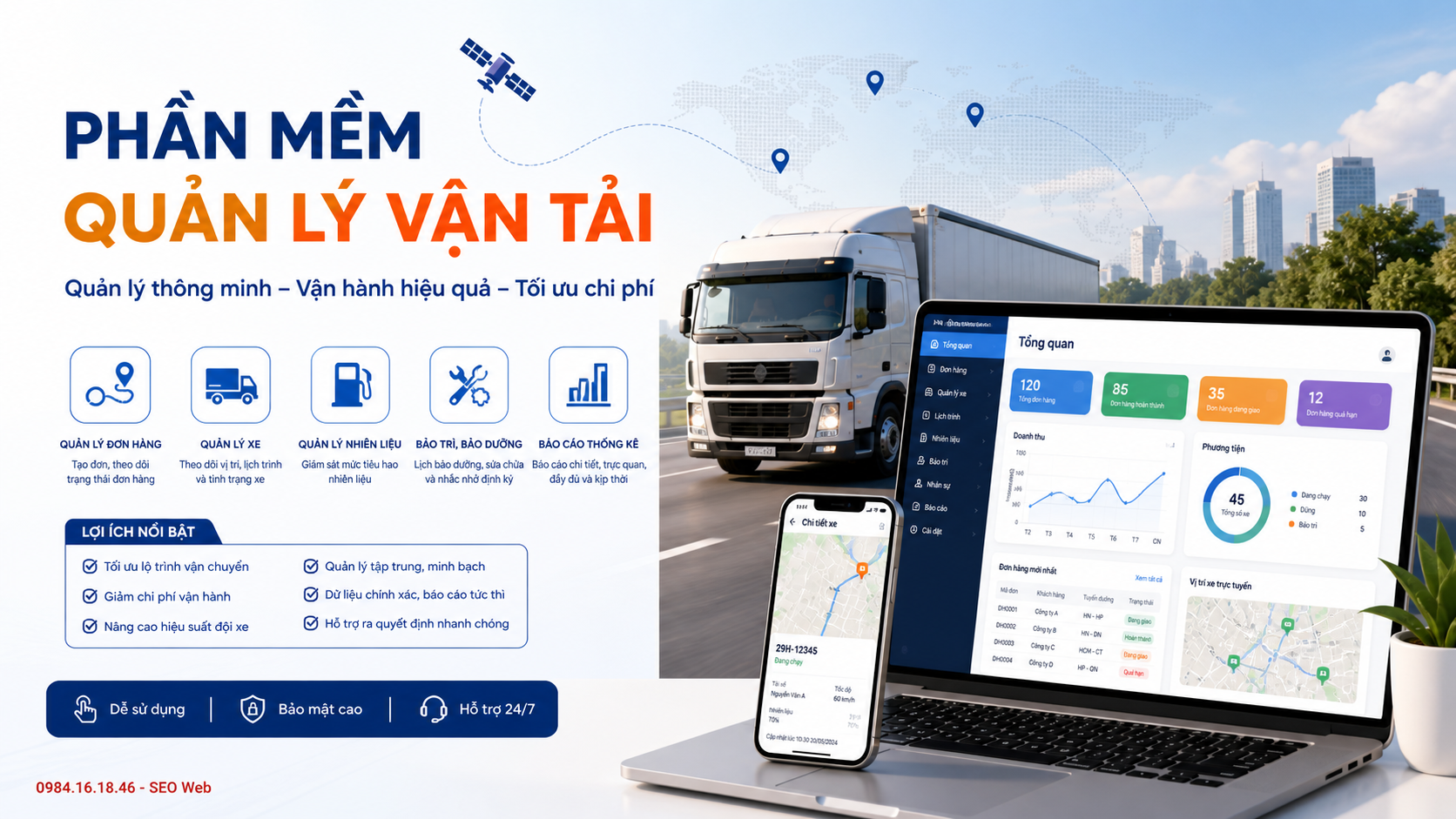 Chi phí triển khai phần mềm vận tải
