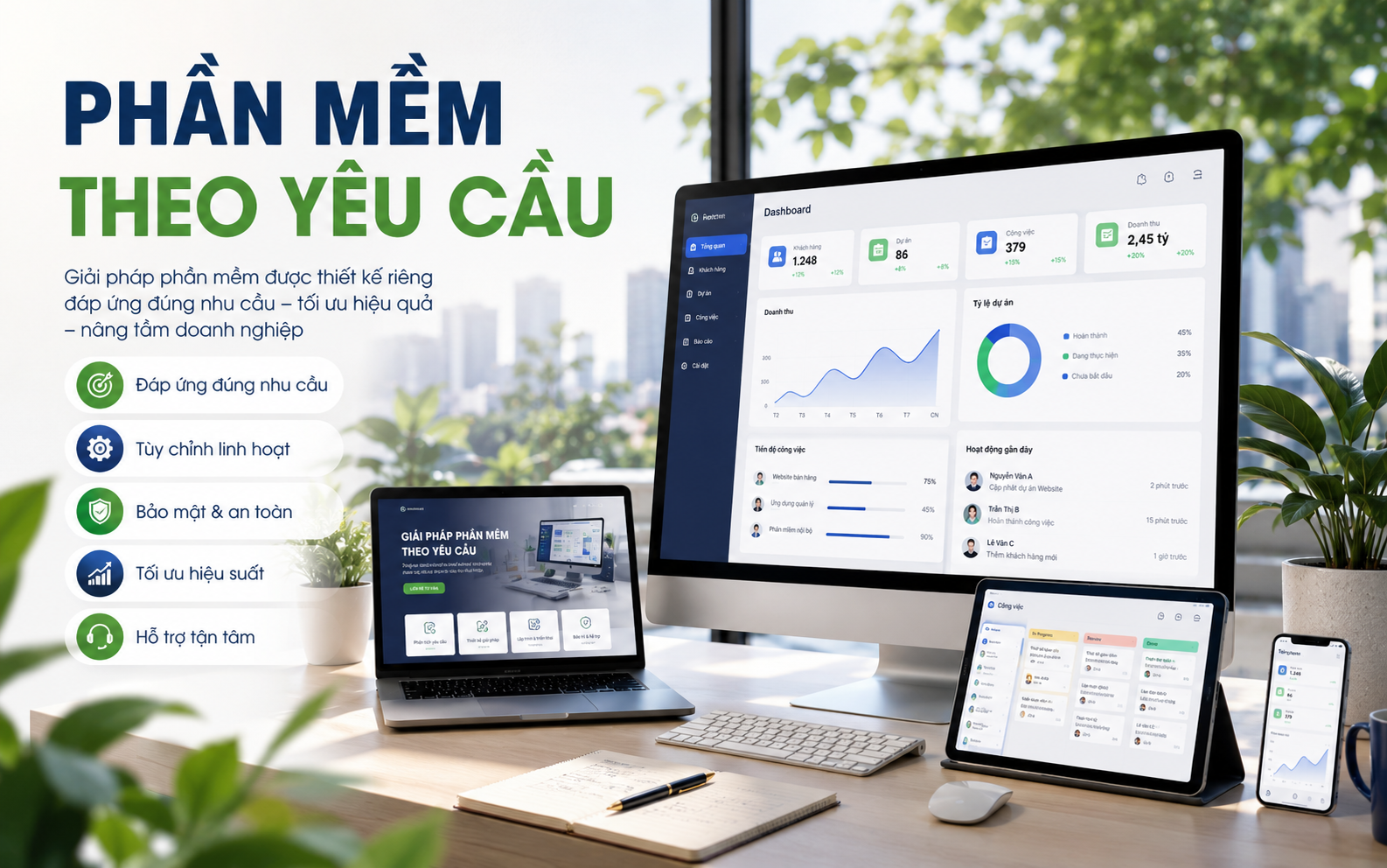 Đơn vị viết phần mềm theo yêu cầu uy tín Phần Mềm Việt