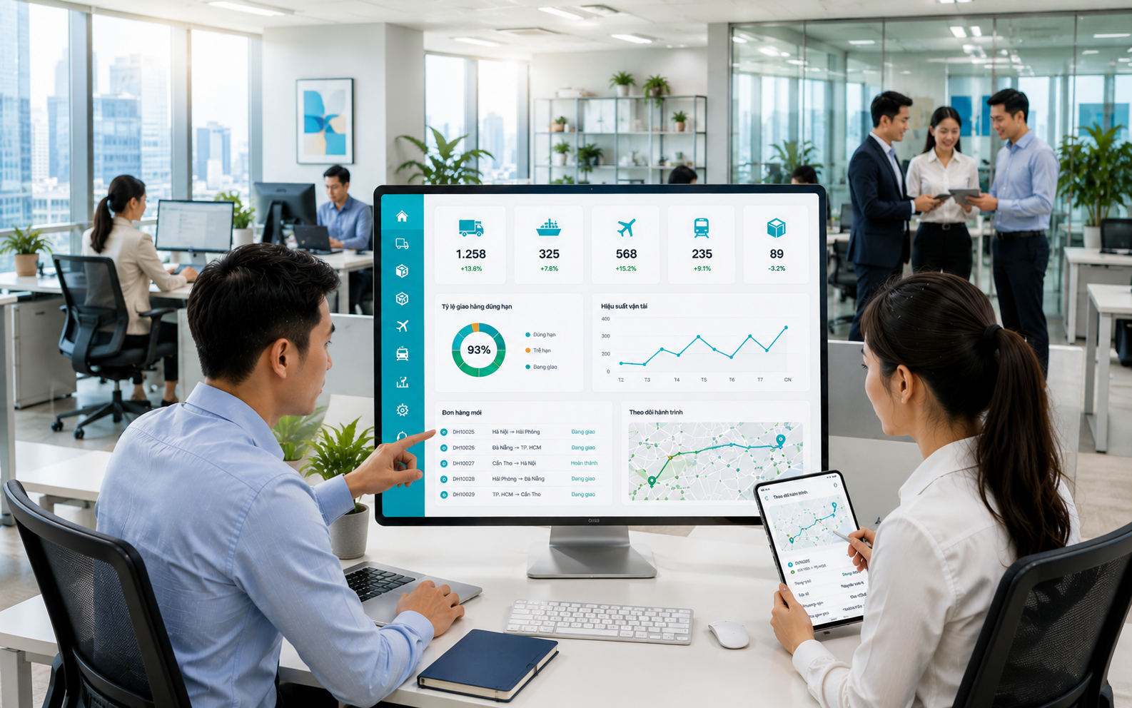 Đánh giá tính năng phần mềm quản lý vận tải