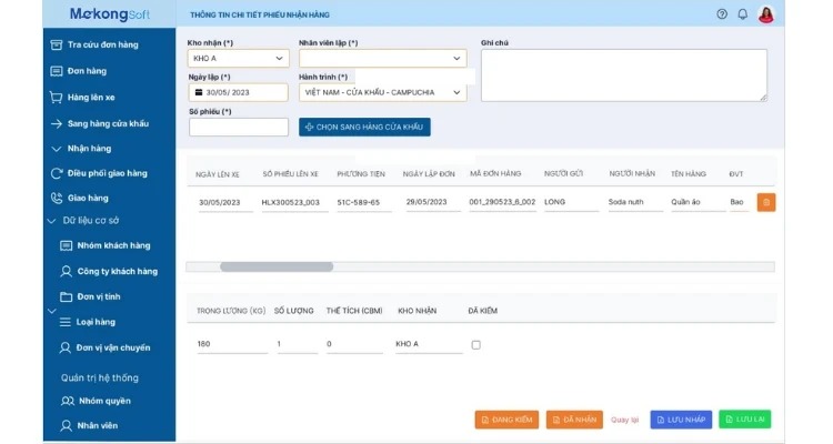 V-Tracking là phần mềm giúp doanh nghiệp vận tải kiểm soát lộ trình giao hàng chính xác theo thời gian