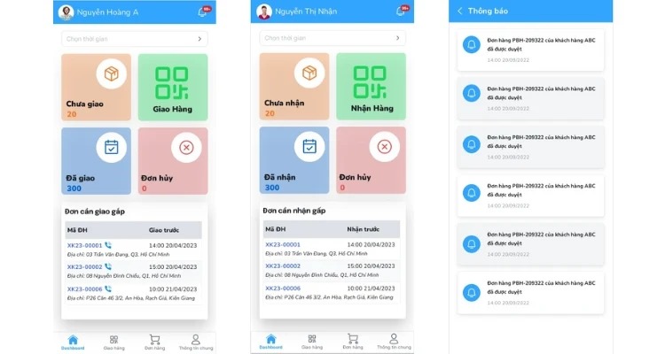 Phần mềm quản lý vận tải hiện đại thường tích hợp GPS để theo dõi phương tiện theo thời gian thực