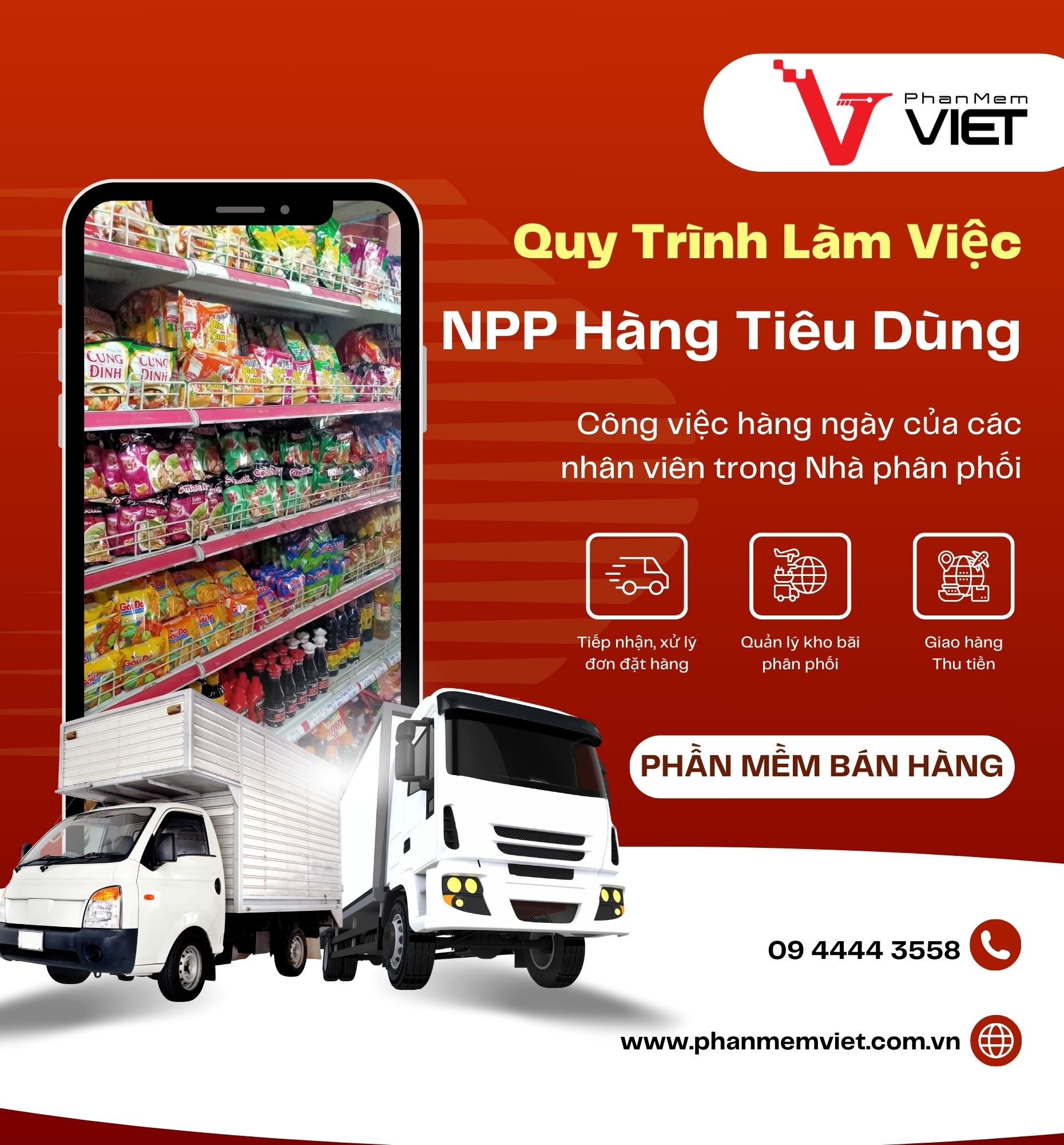 Quy trình làm việc hàng ngày của nhà phân phối hàng tiêu dùng cần được tuân thủ nghiêm ngặt