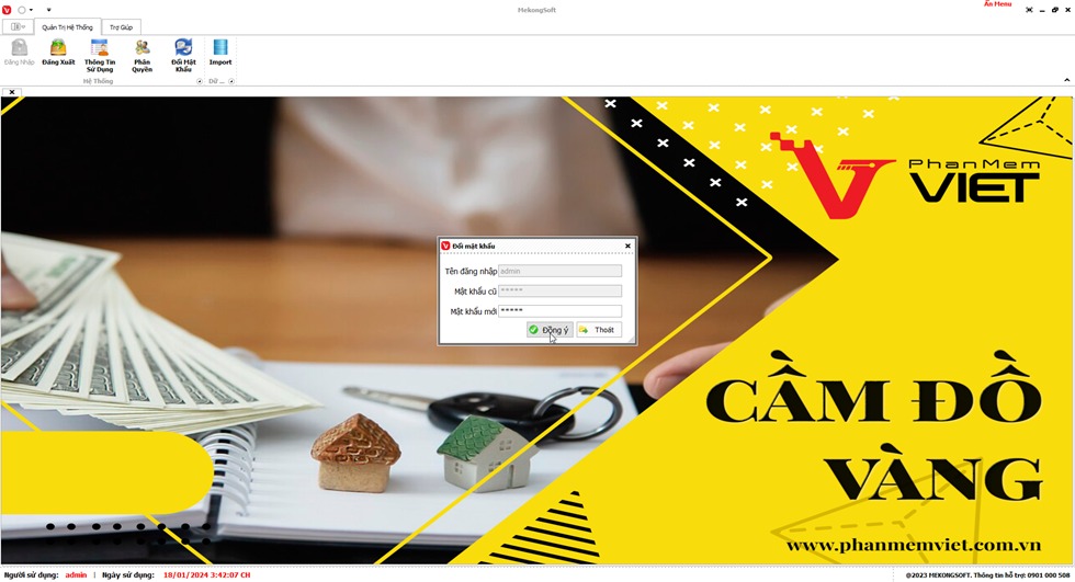 phần mềm cầm đồ tại Cty Phần Mềm Việt