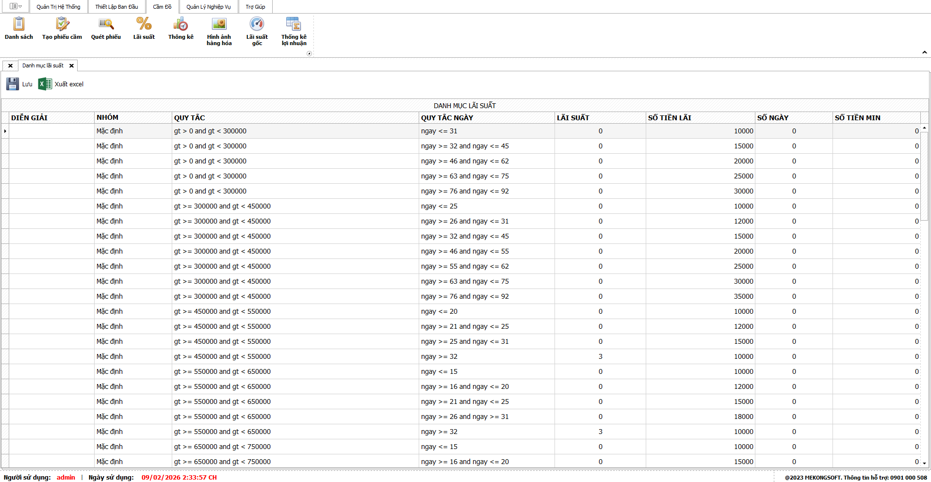 Theo dõi lãi suất một cách chi tiết từ phần mềm quản lý