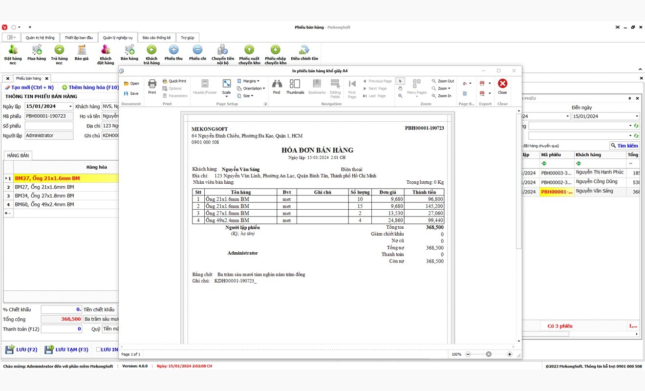 Quản lý đơn hàng tự động
