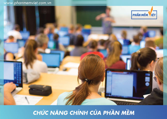 Chức năng chính của phần mềm quản lý đào tạo